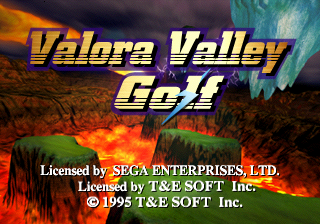 Valora Valley Golf Title Screen